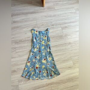 Reformation Devon Lee Carlson Cher Sleeveless Mini Dress